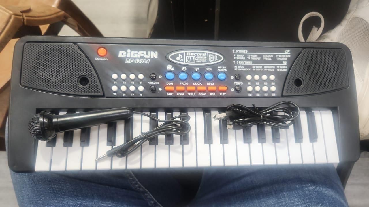 Piano Keyboard Toy with Microphone, Sound Recording